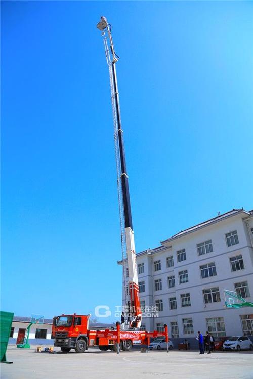 高空救援,可達(dá)19層!甘肅首批三一55米登高平臺消防車完美交付