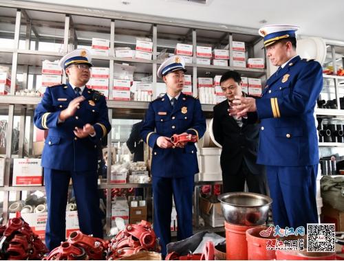 宜春市消防救援支隊(duì)開展 3.15 消防產(chǎn)品聯(lián)合檢查行動 圖