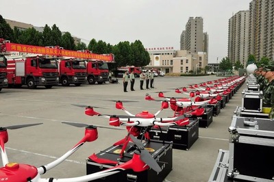 科衛泰無人機列裝河南消防部隊,空中利器助力消防救援新格局!