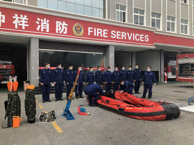 未雨綢繆--荊門消防全力做好抗洪搶險應急救援準備工作